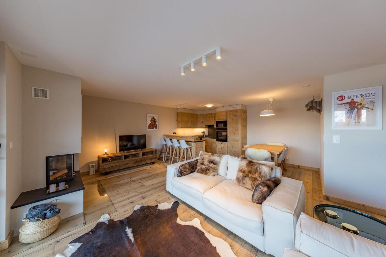 Nendaz 2 Bedroom Apartment - Close Ski Lift - R27 Bagian luar foto